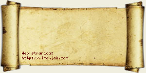 Milana Sokolović vizit kartica